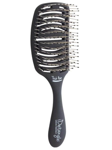 Brosse I Detangle Noire Cheveux EpaisOlivia Garden 1 Brosse I Detangle Noire Cheveux EpaisOlivia Garden