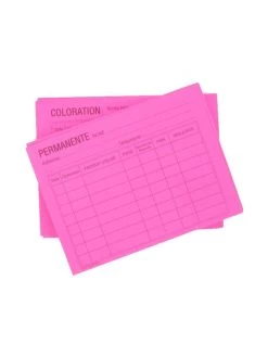 Fiches Reversibles Roses Couleur Et Permanente X 50Pcs