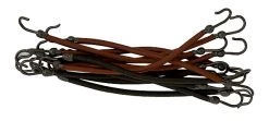Elastique Crochet à Chignon Marron X12Pcs