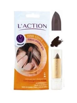 Bâton Cheveux Gris Brun