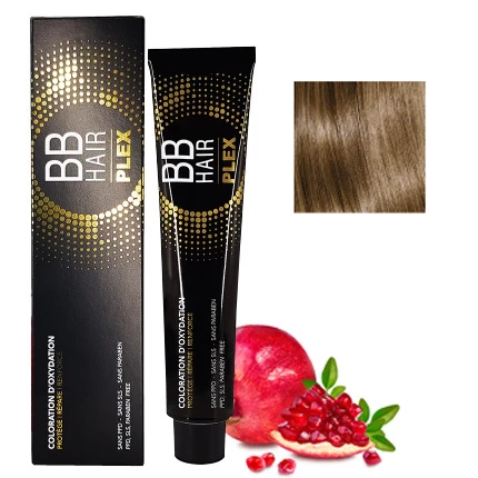 BB Hair Plex N°8 Blond Clair 100ml 1 BB Hair Plex N°8 Blond Clair 100ml